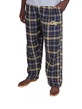NWT Georgia Tech Men’s pajama lounge pants GA Tech logo size XL